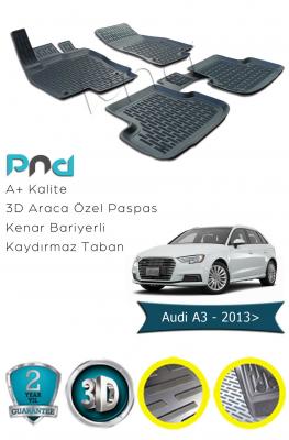 AUDİ A 3 2013-- 3D  HAVUZLU PASPAS
