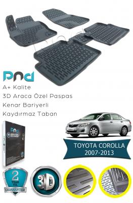 TOYOTA COROLLA 2007--2013 3D HAVUZLU PASPAS