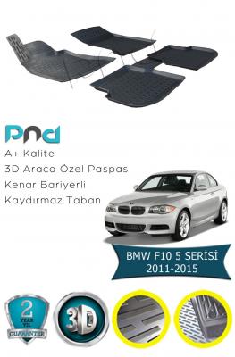 BMW F10 5 SERİSİ 2011--2015 3D HAVUZLU PASPAS 