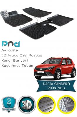 DACİA SANDERO 2008--2013 3D HAVUZLU PASPAS