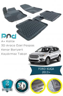 FORD KUGA 2013-- 3D X MAT HAVUZLU PASPAS 