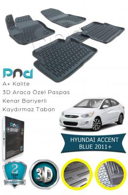 HYUNDAİ ACSENT BLUE 2011--3D HAVUZLU PASPAS 
