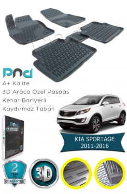 KIA SPORTAGE 2011-- 2016 3D HAVUZLU PASPAS 